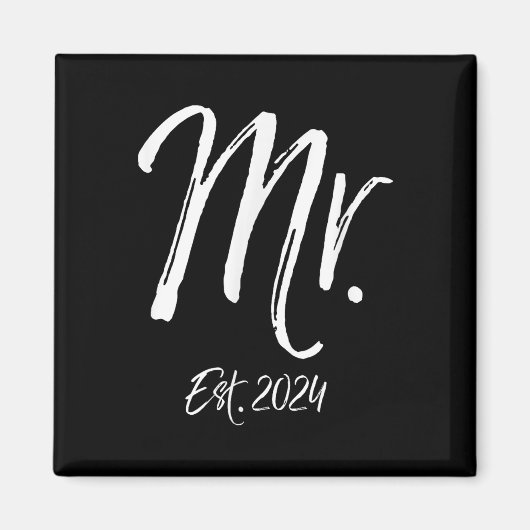 Mannen bruiloft Jubileum idee cadeau voor man Mr. Magneet (Voorkant)