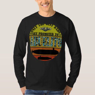Mannen bruine oude veteraan beste Dads promoveren T-shirt