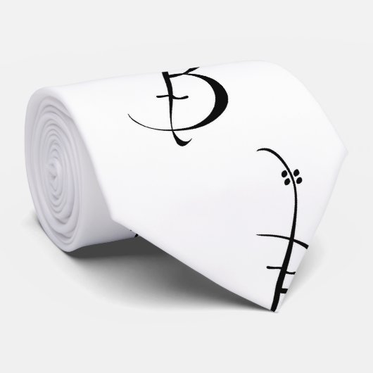 Mannen BSO-Stropdas - "B/Cello" met logo Stropdas (Opgerold)