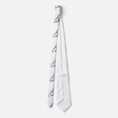 Mannen BSO-Stropdas - "B/Cello" met logo Stropdas (Achterkant)