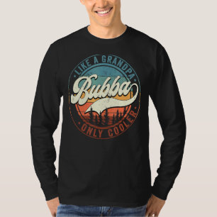 Mannen Bubba als opa, alleen koeler, Vintage retou T-shirt