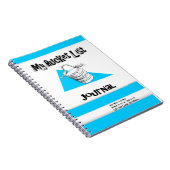 Mannen Bucket List Journal Notitieboek (Rechterzijde)