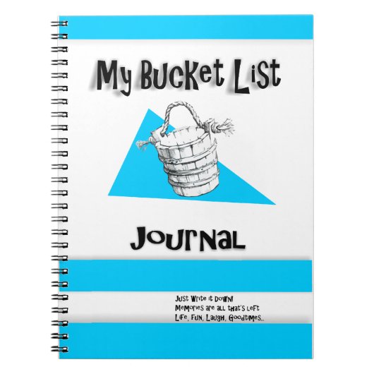 Mannen Bucket List Journal Notitieboek (Voorkant)