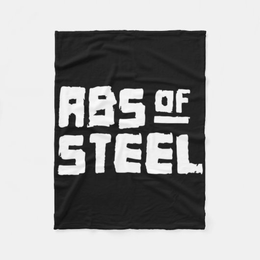 Mannen buisjes van staalfitness - werkuitbouw fleece deken (Voorkant)