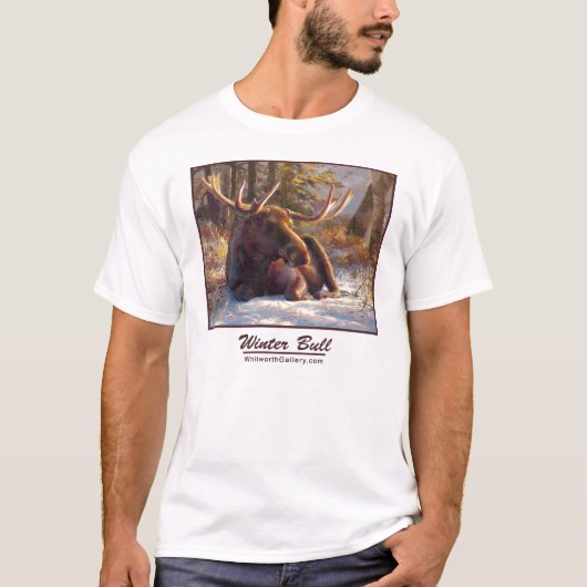 Mannen Bull Moose Tee Shirt (Voorkant)