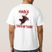 Mannen Bull rider T-shirt (Achterkant)