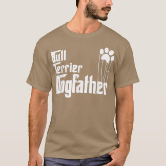 Mannen Bull Terrier Dog Dad T-shirt