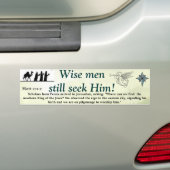 Mannen Bumpersticker (Op auto)