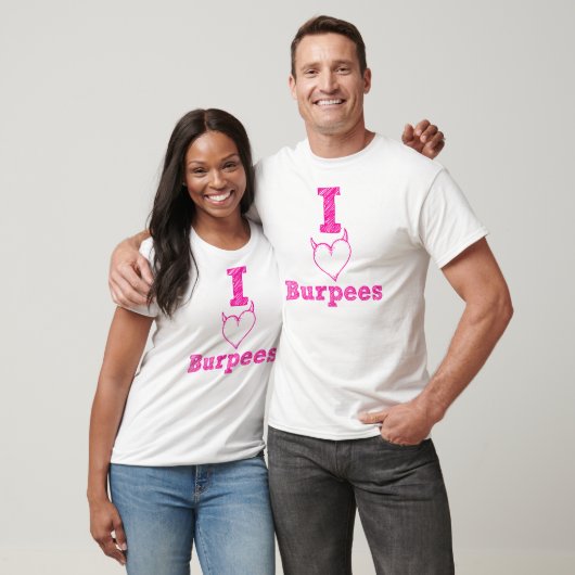 Mannen Burpees T-shirt (Unisex)