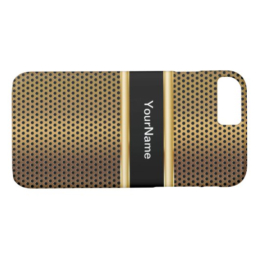 Mannen Business iPhone 7 Monogram Hoesje (Achterkant (Horizontaal))