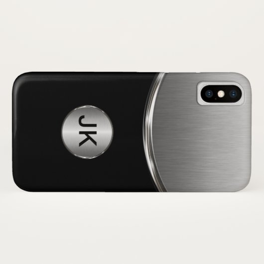 Mannen Business Professional Monogram Case-Mate iPhone Case (Achterkant (horizontaal))