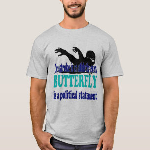 Mannen Butterfly Stroke Swim T-Shirt