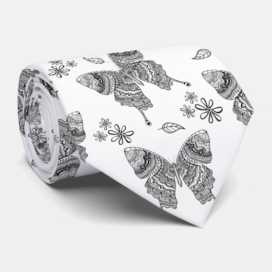 Mannen Butterfly Stropdas (Opgerold)