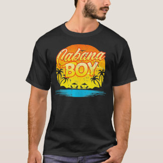 Mannen Cabana Boy Pool Party Gift T-shirt