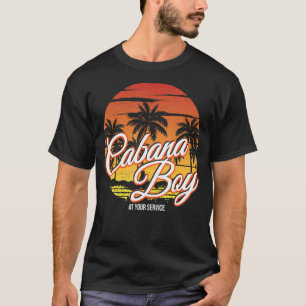 Mannen Cabana Boy tot uw dienst T-shirt