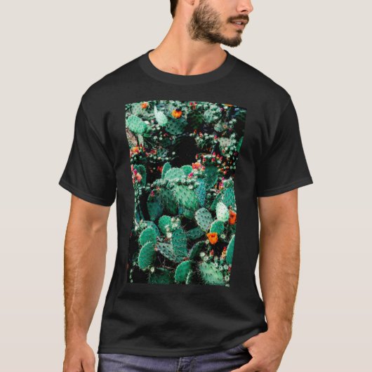 Mannen Cactus T-shirt (Voorkant)