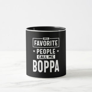 Mannen cadeau Mijn favoriete mensen noemen me Bopp Mok