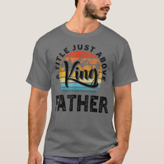 Mannen cadeau voor vaders dag vader een titel net  t-shirt