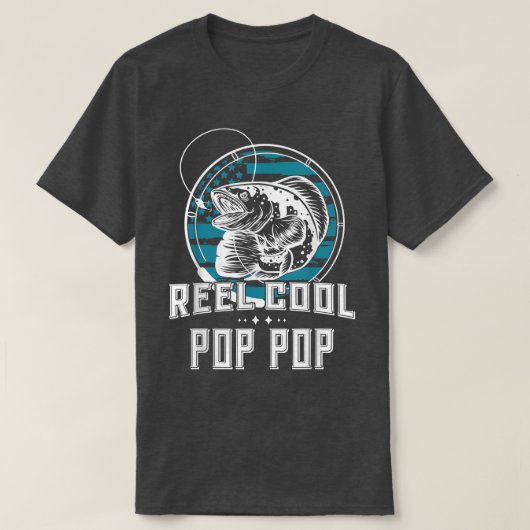Mannen cadeaus voor vaders dag ruggengraat Pop Pop T-shirt (Design voorkant)
