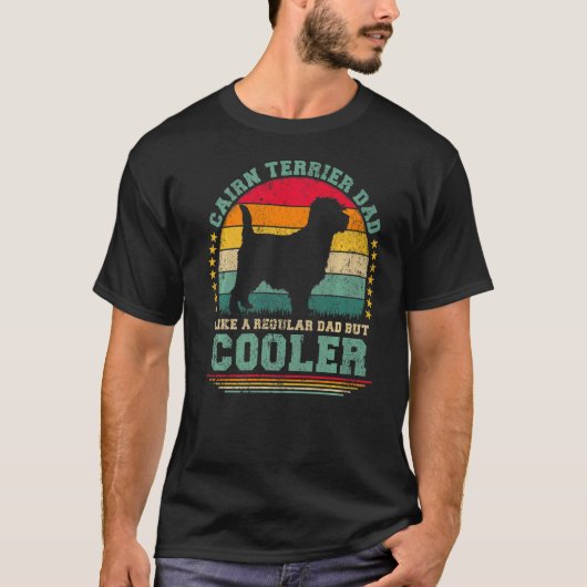 Mannen Caïro Terrier pa is een gewone vader, maar T-shirt (Voorkant)