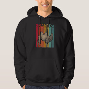 Mannen Camel Retro Style opa Grafisch vet Hoodie