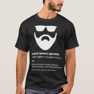 Mannen cameramanager t-shirt