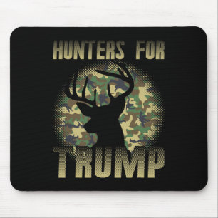 Mannen Camo Herten Jagers Voor Trump Jacht Boog Pi Muismat