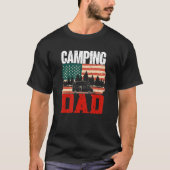 Mannen Camping Dad Camper Caravan Camping 12 T-shirt (Voorkant)