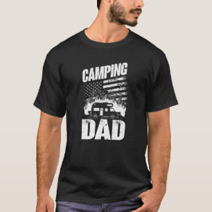 Mannen Camping Dad Camper Caravan Camping 15 T-shirt