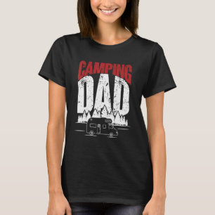 Mannen Camping Dad Camper Caravan Camping 2 T-shirt