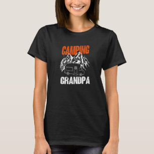 Mannen Camping Grandpa Camper Caravan Camping 9 T-shirt