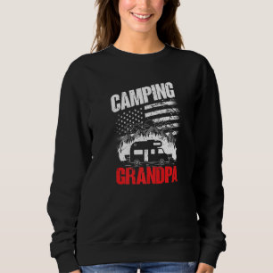 Mannen Camping Opa Camper Caravan Camping 5 Trui