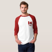 Mannen Canada Baseball Shirten Specialized Souveni T-shirt (Voorkant volledig)