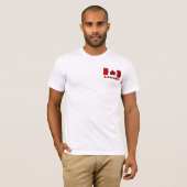 Mannen Canada Flag Polo Shirt Canada Golf Shirt (Voorkant volledig)