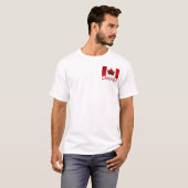 Mannen Canada Jacket Personalized Canada Sport T-shirt (Voorkant volledig)