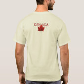 Mannen Canada Jacket Personalized Canada Sport T-shirt (Achterkant)