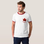 Mannen Canada T-Shirt Canada Flag Maple Leaf Shirt (Voorkant volledig)