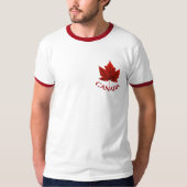 Mannen Canada T-Shirt Canada Flag Maple Leaf Shirt (Voorkant)