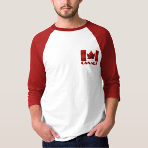 Mannen Canada Vlag Baseball Jersey Souvenir Shirt