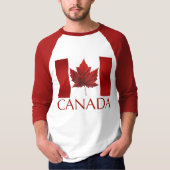 Mannen Canada Vlag Baseball Jersey Souvenir Shirt (Voorkant)
