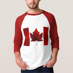 Mannen Canada Vlag Baseball Jersey Souvenir Shirt
