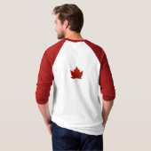 Mannen Canada Vlag Honkbal Jersey Sorry Shirt (Achterkant volledig)
