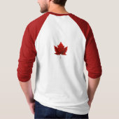 Mannen Canada Vlag Honkbal Jersey Sorry Shirt (Achterkant)