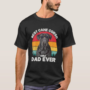Mannen Cane Corso Pap Dog Vaderdag C T-shirt