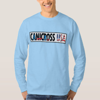 Mannen Canicross USA Crew Longsleeve T-shirt