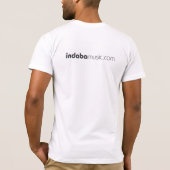 Mannen Canvas IndabMusic T-Shirt #2 (Achterkant)