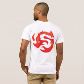 Mannen Canvas T-shirt (Achterkant volledig)