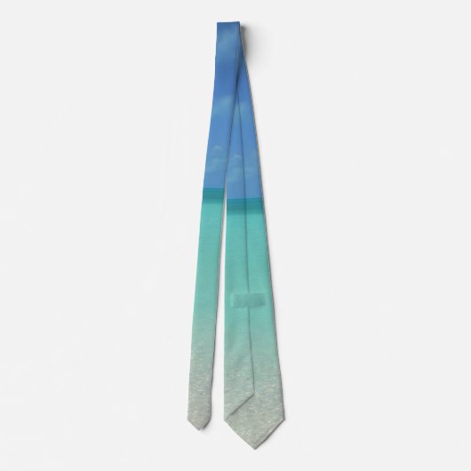 mannen "CARIBBEAN BLUES" NECKTIE Stropdas (Achterkant)