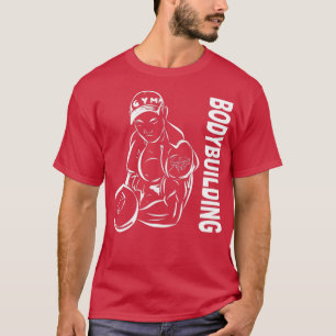 Mannen carrosserie blijft hongerige gymzaal t-shirt