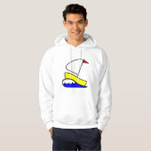 Mannen Cartoon Sail Boat Sweater (Voorkant volledig)